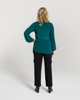 BWY8716-Top-Winter Green-BWY8735-Pant-Black-Back.j